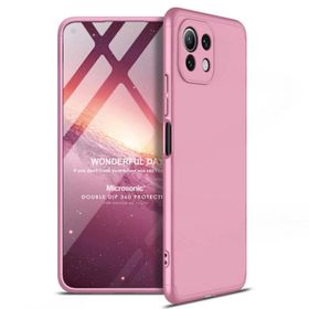 Microsonic Xiaomi Mi 11 Lite Double Dip 360 Protective Rose Gold Kılıf