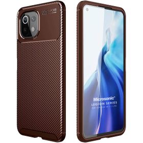 Microsonic Xiaomi Mi 11 Lite Legion Series Kahverengi Kılıf