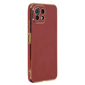 Microsonic Xiaomi Mi 11 Lite Olive Plated Kırmızı Kılıf