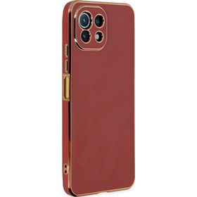 Microsonic Xiaomi Mi 11 Lite Olive Plated Kırmızı Kılıf