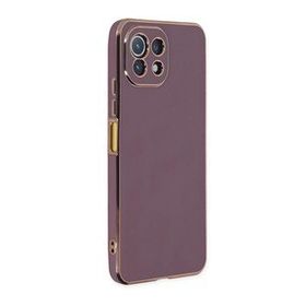 Microsonic Xiaomi Mi 11 Lite Olive Plated Lila Kılıf