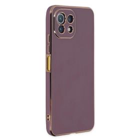 Microsonic Xiaomi Mi 11 Lite Olive Plated Lila Kılıf