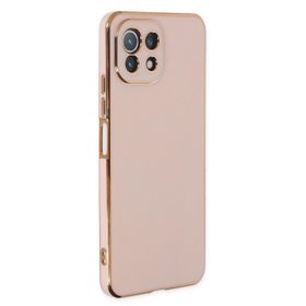 Microsonic Xiaomi Mi 11 Lite Olive Plated Pembe Kılıf