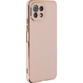 Microsonic Xiaomi Mi 11 Lite Olive Plated Pembe Kılıf