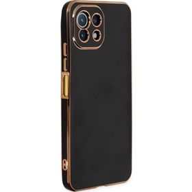 Microsonic Xiaomi Mi 11 Lite Olive Plated Siyah Kılıf