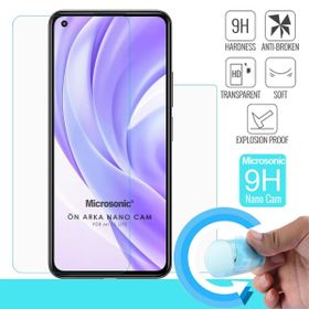 Microsonic Xiaomi Mi 11 Lite Ön ve Arka Nano Glass Cam Ekran Koruyucu