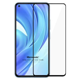 Microsonic Xiaomi Mi 11 Lite Tam Kaplayan Temperli Siyah Cam Ekran Koruyucu