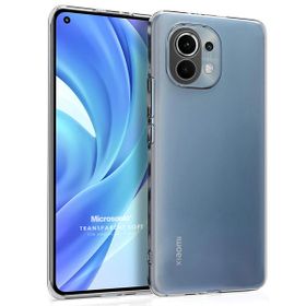 Microsonic Xiaomi Mi 11 Lite Transparent Soft Beyaz Kılıf