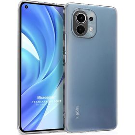 Microsonic Xiaomi Mi 11 Lite Transparent Soft Beyaz Kılıf