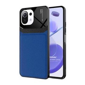 Microsonic Xiaomi Mi 11 Lite Uniq Leather Lacivert Kılıf