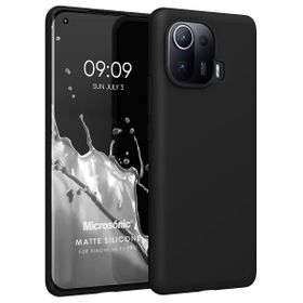 Microsonic Xiaomi Mi 11 Pro Matte Silicone Siyah Kılıf