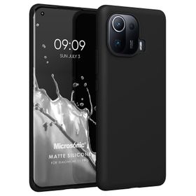 Microsonic Xiaomi Mi 11 Pro Matte Silicone Siyah Kılıf
