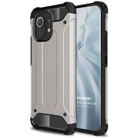 Microsonic Xiaomi Mi 11 Rugged Armor Gümüş Kılıf