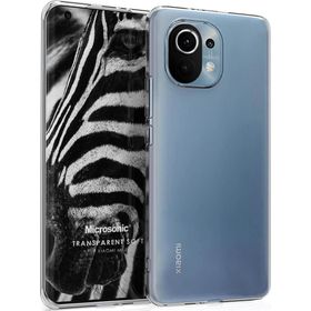 Microsonic Xiaomi Mi 11 Transparent Soft Beyaz Kılıf