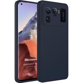Microsonic Xiaomi Mi 11 Ultra Groovy Soft Lacivert Kılıf