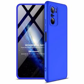 Microsonic Xiaomi Mi 11i Double Dip 360 Protective Mavi Kılıf