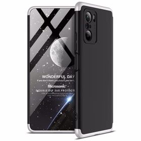 Microsonic Xiaomi Mi 11i Double Dip 360 Protective Siyah Gri Kılıf