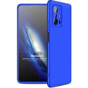 Microsonic Xiaomi Mi 11T Pro Double Dip 360 Protective Mavi Kılıf