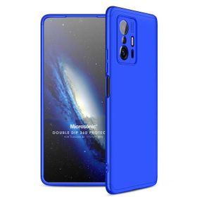 Microsonic Xiaomi Mi 11T Pro Double Dip 360 Protective Mavi Kılıf