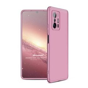 Microsonic Xiaomi Mi 11T Pro Double Dip 360 Protective Rose Gold Kılıf