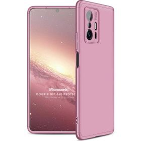 Microsonic Xiaomi Mi 11T Pro Double Dip 360 Protective Rose Gold Kılıf