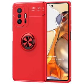 Microsonic Xiaomi Mi 11T Pro Kickstand Ring Holder Cep Telefonu Kılıfı