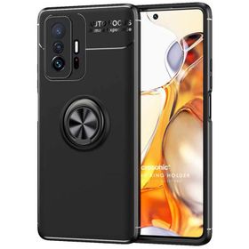 Microsonic Xiaomi Mi 11T Pro Kickstand Ring Holder Cep Telefonu Kılıfı