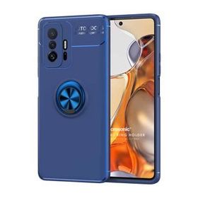 Microsonic Xiaomi Mi 11T Pro Kickstand Ring Holder Lacivert Kılıf