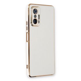 Microsonic Xiaomi Mi 11T Pro Olive Plated Beyaz Kılıf