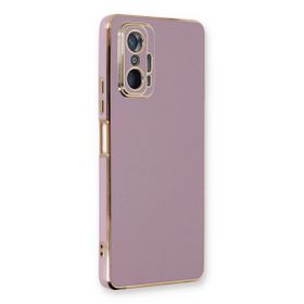 Microsonic Xiaomi Mi 11T Pro Olive Plated Lila Kılıf
