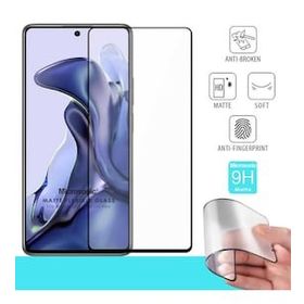 Microsonic Xiaomi Mi 11T Pro Seramik Matte Flexible Siyah Ekran Koruyucu
