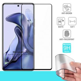 Microsonic Xiaomi Mi 11T Pro Seramik Matte Flexible Siyah Ekran Koruyucu