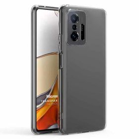 Microsonic Xiaomi Mi 11T Pro Transparent Soft Beyaz Kılıf