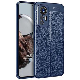 Microsonic Xiaomi Mi 12 Lite Deri Dokulu Silikon Cep Telefonu Kılıfı