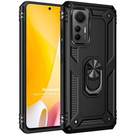 Microsonic Xiaomi Mi 12 Lite Military Ring Holder Cep Telefonu Kılıfı