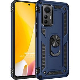 Microsonic Xiaomi Mi 12 Lite Military Ring Holder Cep Telefonu Kılıfı