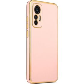 Microsonic Xiaomi Mi 12 Lite Olive Plated Pembe Kılıf