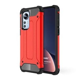Microsonic Xiaomi Mi 12 Rugged Armor Kırmızı Kılıf