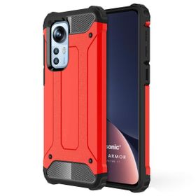 Microsonic Xiaomi Mi 12 Rugged Armor Kırmızı Kılıf