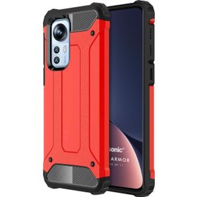 Microsonic Xiaomi Mi 12 Rugged Armor Kırmızı Kılıf