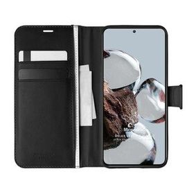 Microsonic Xiaomi Mi 12T Delux Leather Wallet Siyah Kılıf