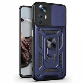 Microsonic Xiaomi Mi 12T Impact Resistant Siyah Lacivert Kılıf