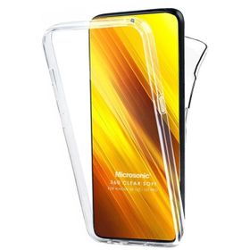 Microsonic Xiaomi Mi 12T Pro 6 Tarafı Tam Full Koruma 360 Clear Soft Şeffaf Kılıf