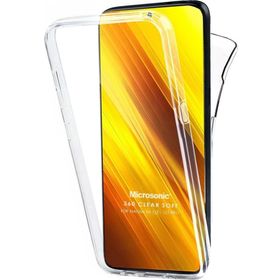 Microsonic Xiaomi Mi 12T Pro 6 Tarafı Tam Full Koruma 360 Clear Soft Şeffaf Kılıf
