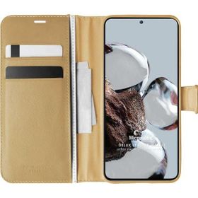 Microsonic Xiaomi Mi 12T Pro Delux Leather Wallet Gold Kılıf