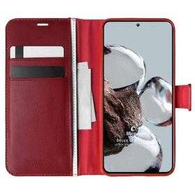 Microsonic Xiaomi Mi 12T Pro Delux Leather Wallet Kırmızı Kılıf