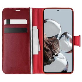 Microsonic Xiaomi Mi 12T Pro Delux Leather Wallet Kırmızı Kılıf