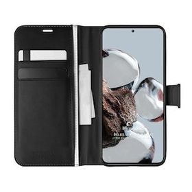 Microsonic Xiaomi Mi 12T Pro Delux Leather Wallet Siyah Kılıf