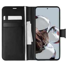 Microsonic Xiaomi Mi 12T Pro Delux Leather Wallet Siyah Kılıf