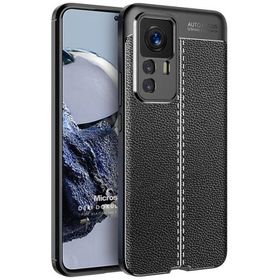 Microsonic Xiaomi Mi 12T Pro Deri Dokulu Silikon Cep Telefonu Kılıfı